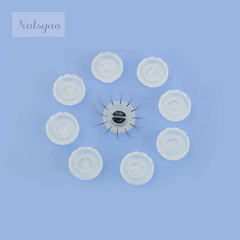Eyelash Extension Permanent - 100 قطعة من حلقات حامل صبغة