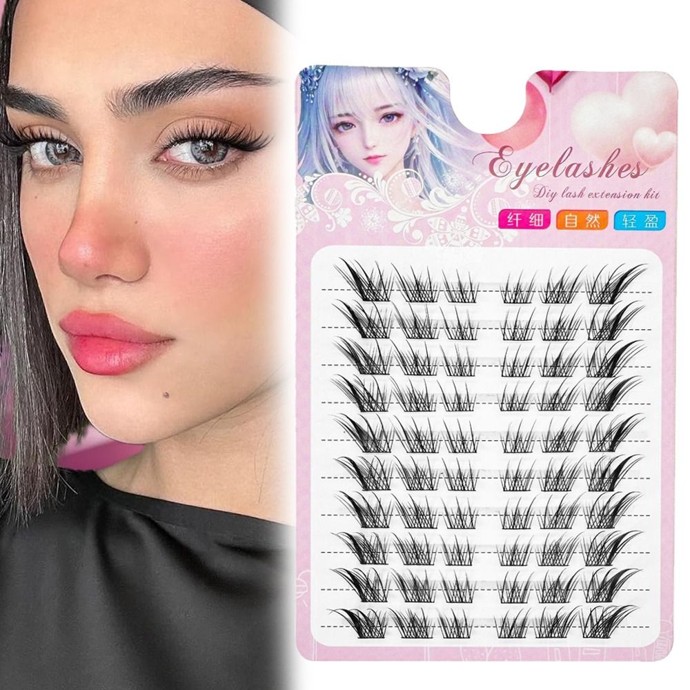 رموش ثلاثية الأبعاد بتأثير عين - مراجعة Eyelash Extension Cat Eye وسعره