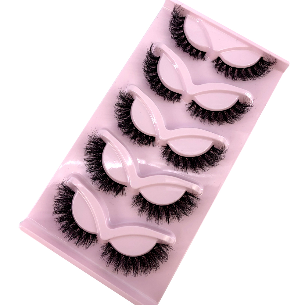 5 أزواج من الرموش الصناعية من  - مراجعة Eyelash Extension Cat Eye وسعره