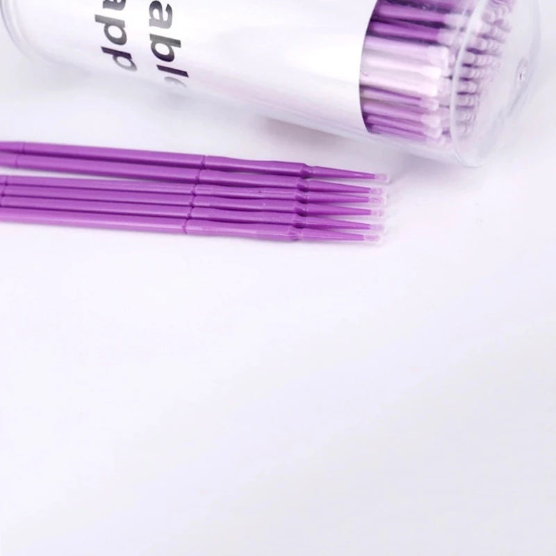100 قطعة/زجاجة فرشاة صغيرة لتن - مراجعة Eyelash Extensions وسعره