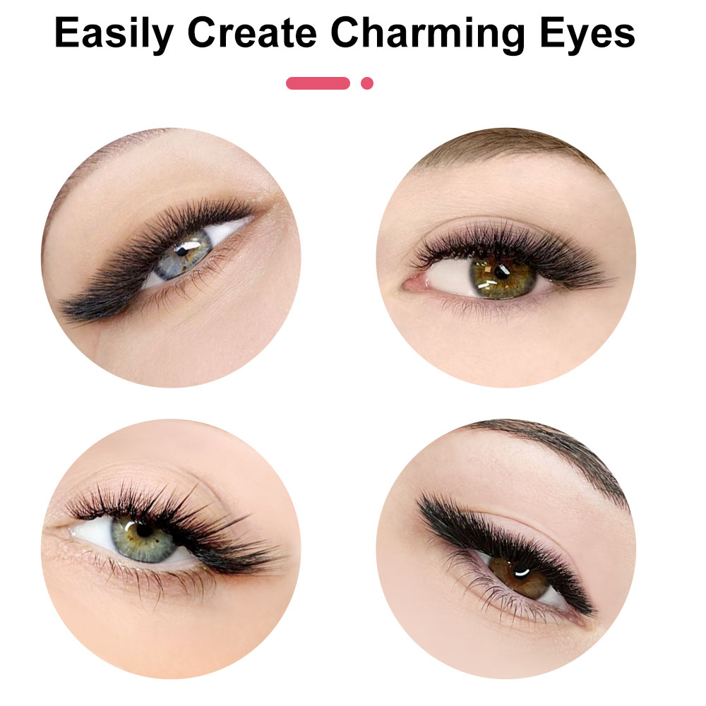 60 قطعة رموش صناعية طبيعية 30D - مراجعة Eyelash Extension Cat Eye وسعره