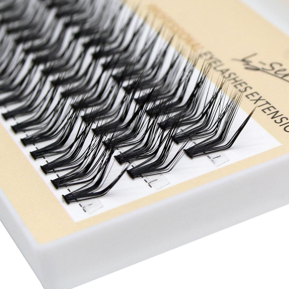 60 قطعة رموش صناعية طبيعية 30D - مراجعة Eyelash Extension Cat Eye وسعره