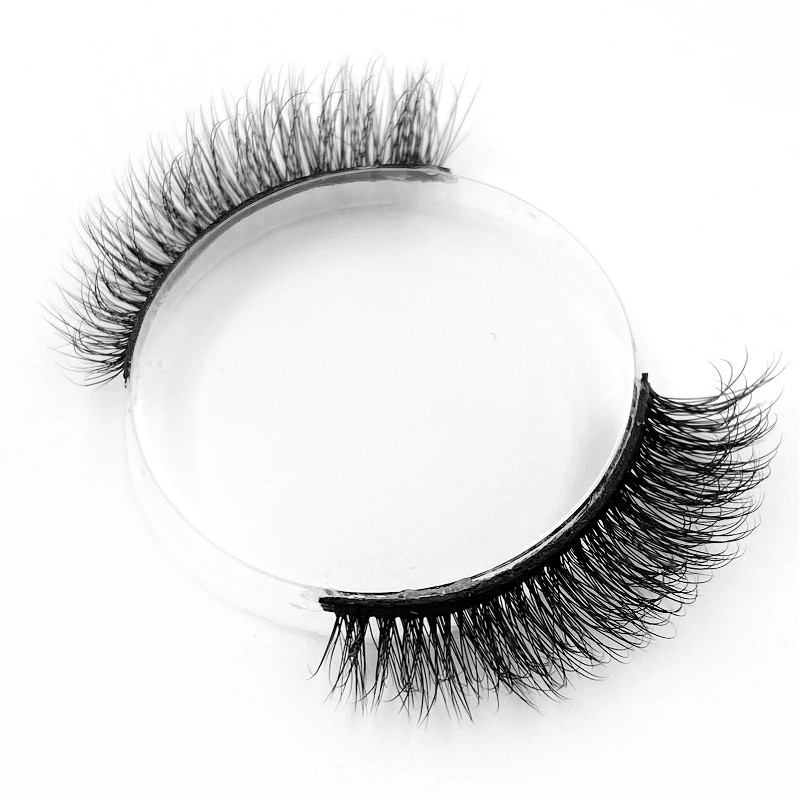 نصف جلدة 10 أزواج نصف جلدة لين - مراجعة Eyelash Extension Cat Eye وسعره