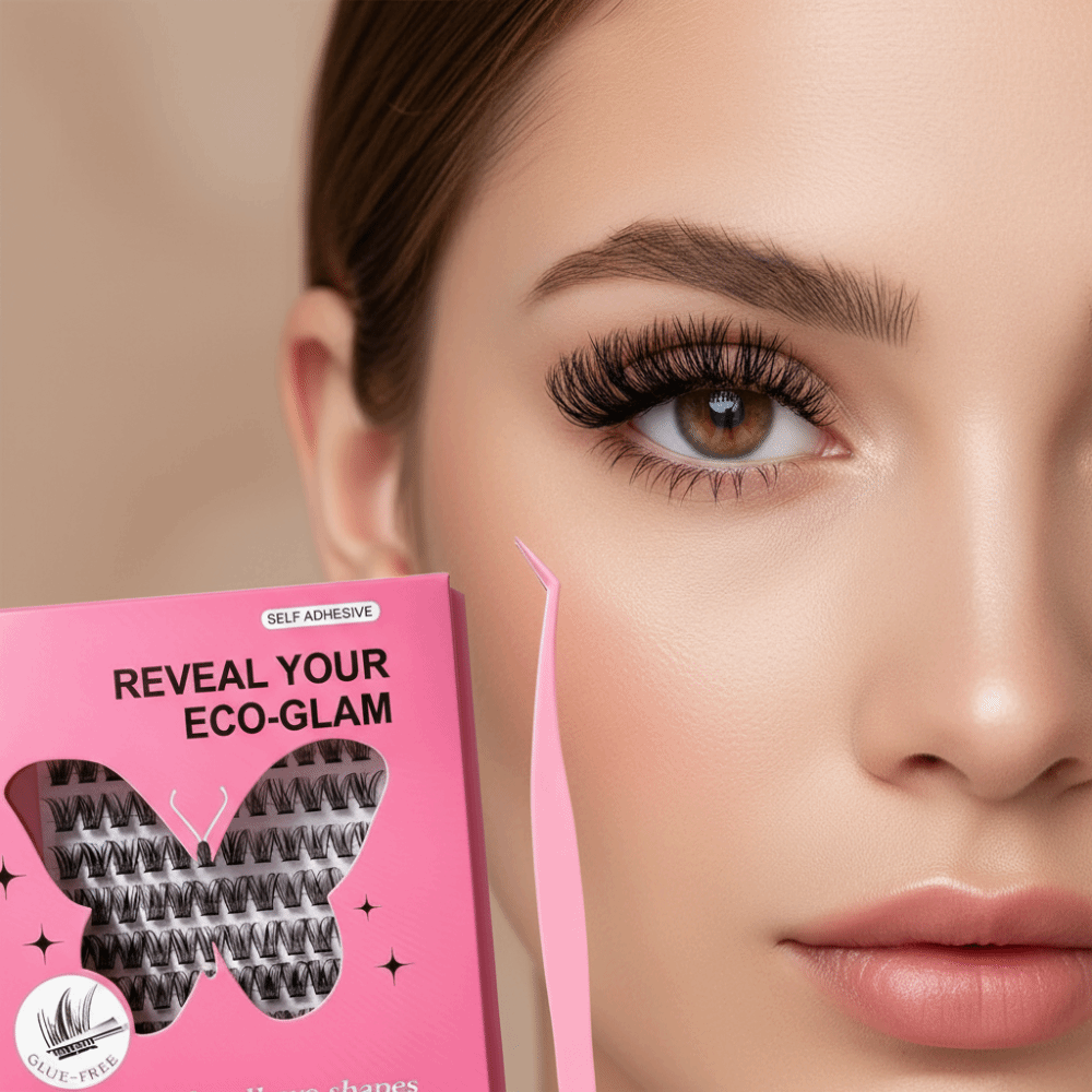 طقم تمديد الرموش بمظهر طبيعي ل - مراجعة Eyelash Extensions وسعره
