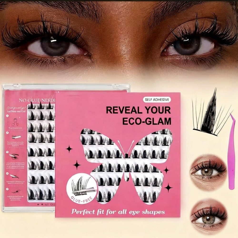 طقم تمديد الرموش بمظهر طبيعي ل - مراجعة Eyelash Extensions وسعره
